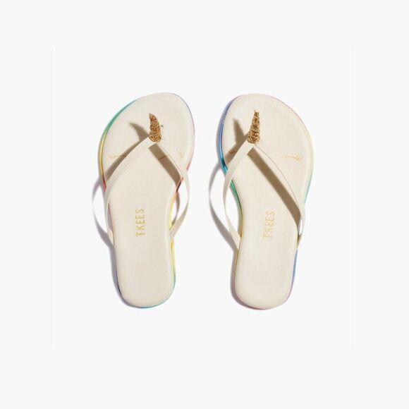 Tkees Unicorn Sandal Flip Flops Size 7 - Picture 1 of 3